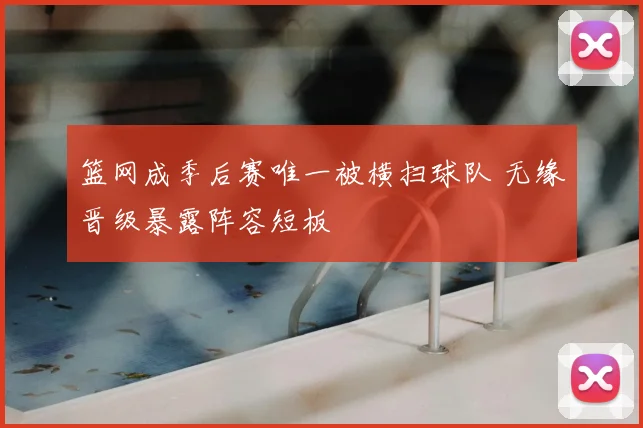 篮网成季后赛唯一被横扫球队 无缘晋级暴露阵容短板